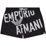 Emporio Armani Men's Bold Boxer Traje de baño, Bla