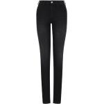 Jeans stretch negros Tencel rebajados con logo Armani Emporio Armani de materiales sostenibles para mujer 