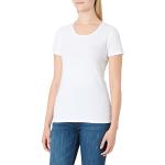 Camisetas blancas de cuello redondo con cuello redondo Armani Emporio Armani con tachuelas talla M para mujer 
