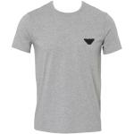 Camisetas grises de algodón de manga corta manga corta con logo Armani Emporio Armani talla XL para hombre 