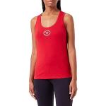 Camisetas orgánicas rojas de algodón  sin mangas Armani Emporio Armani talla S de materiales sostenibles para mujer 