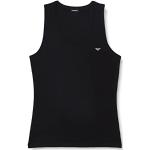 Camisetas negras de algodón  sin mangas Armani Emporio Armani talla S para mujer 