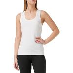 Camisetas blancas de algodón  sin mangas Armani Emporio Armani con tachuelas talla XS para mujer 