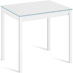 Mesas rectangulares blancas de madera de materiales sostenibles 