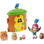 Enchantimals Peeki Parrot y Casa del árbol Muñeca