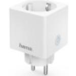 Enchufe inteligente - Hama Mini WLAN Socket, 3680 W, 16 A, Control por aplicación, Blanco
