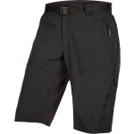Pantalones cortos deportivos negros tallas grandes Endura Hummvee talla 4XL 