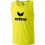 Ropa de deporte amarilla fluorescente de poliester transpirable con logo Erima talla L para mujer 