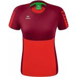 Camisetas deportivas burdeos con cuello redondo Erima talla L para mujer 