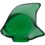 Esculturas verdes de vidrio Lalique 