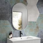 Espejos blancos de metal de baño con marco Visobath 