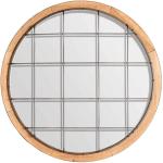 Espejos grises de vidrio de pared industriales 105 cm de diámetro 