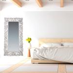 Espejos blancos de resina de pared rebajados con marco 