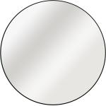 Espejo enmarcado redondo circle negro inspire 50 x 50 cm