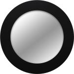 Espejo enmarcado redondo ed 189 negro d 100 cm