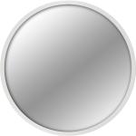 Espejo enmarcado redondo ed 789 blanco d 120 cm