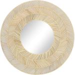 Espejos redondos beige Brio 55 cm de diámetro 