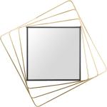 Espejos dorados de metal de baño rebajados 