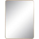 Espejos rectangulares dorados de metal con marco lacado LOLAhome 