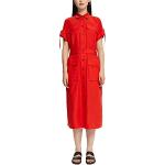 Vestidos rojos de lino de lino informales Esprit talla M para mujer 