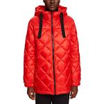Abrigos rojos con capucha  con cuello alto acolchados Esprit Collection talla L para mujer 