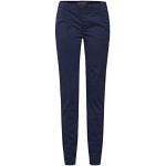 Pantalones chinos azules de piel ancho W34 Esprit con cinturón para mujer 