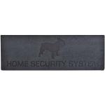 Esschert Diseño rb172 Nivel Felpudo Relief Home Security Felpudo, Pet Reciclado, PVC, Negro, 74.5 x 25.8 x 0.8 cm
