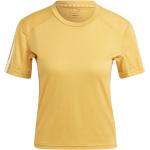 Camisetas amarillas de manga corta manga corta adidas Essentials talla M para mujer 