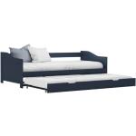 Estructura de sofá cama madera de pino color gris 90x200 cm VidaXL 283151