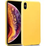 Fundas amarillas de silicona para iPhone XS Max 