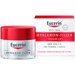 Cremas reafirmantes para la piel normal con ácido hialurónico con factor 15 de día de 50 ml Eucerin Hyaluron-Filler con textura cremosa para mujer 