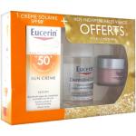 Eucerin Sun box fluido Anti edad 50ml Dermatoclean 125ml + brillante incluso 20ml