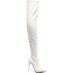 Botas altas blancas de goma LE SILLA talla 40,5 para mujer 