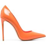 Zapatos naranja de goma de tacón rebajados con tacón más de 9cm con logo LE SILLA talla 36 para mujer 