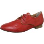 Zapatos rojos de cuero con cordones formales Everybody talla 38,5 para mujer 