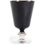 Copas negras de vidrio de vino aptas para lavavajillas Excelsa en pack de 6 piezas 