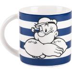Excelsa Popeye Taza de café, porcelana, azul