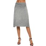Faldas grises de cintura alta de verano mini talla M para mujer 
