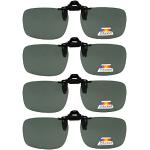 Eyekepper Flip-up gafas de sol Clip polarizado 60x43 MM 4-Pack gafas de metal Clip G15