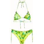 Bikinis verdes de licra con relleno rebajados de primavera lavable a mano F**K Project talla XL para mujer 