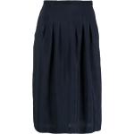 Faldas escocesas azul marino de seda por la rodilla a cuadros Armani Giorgio Armani talla 4XL para mujer 