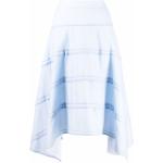 Faldas asimétricas azules de algodón rebajadas PESERICO asimétrico talla XL para mujer 
