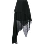 Faldas asimétricas negras de seda con lunares Amiri asimétrico talla M para mujer 