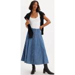 Faldas azules de algodón a media pierna de verano LEVI´S para mujer 