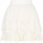Minifaldas blancas de poliester de encaje Dolce & Gabbana talla 3XL para mujer 