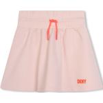 Faldas infantiles rosas de algodón informales con logo DKNY 4 años para niña 