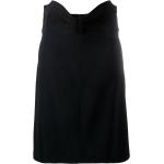 Faldas negras de viscosa de cintura alta REDValentino fruncido talla XXL para mujer 