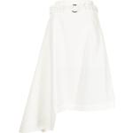 Faldas blancas de poliester de lino  rebajadas asimétrico talla XS para mujer 