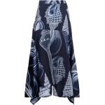 Faldas asimétricas azules de algodón rebajadas STELLA McCARTNEY asimétrico talla XL para mujer 