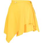 Faldas cruzadas amarillas de poliamida rebajadas The Attico con lazo talla M para mujer 
